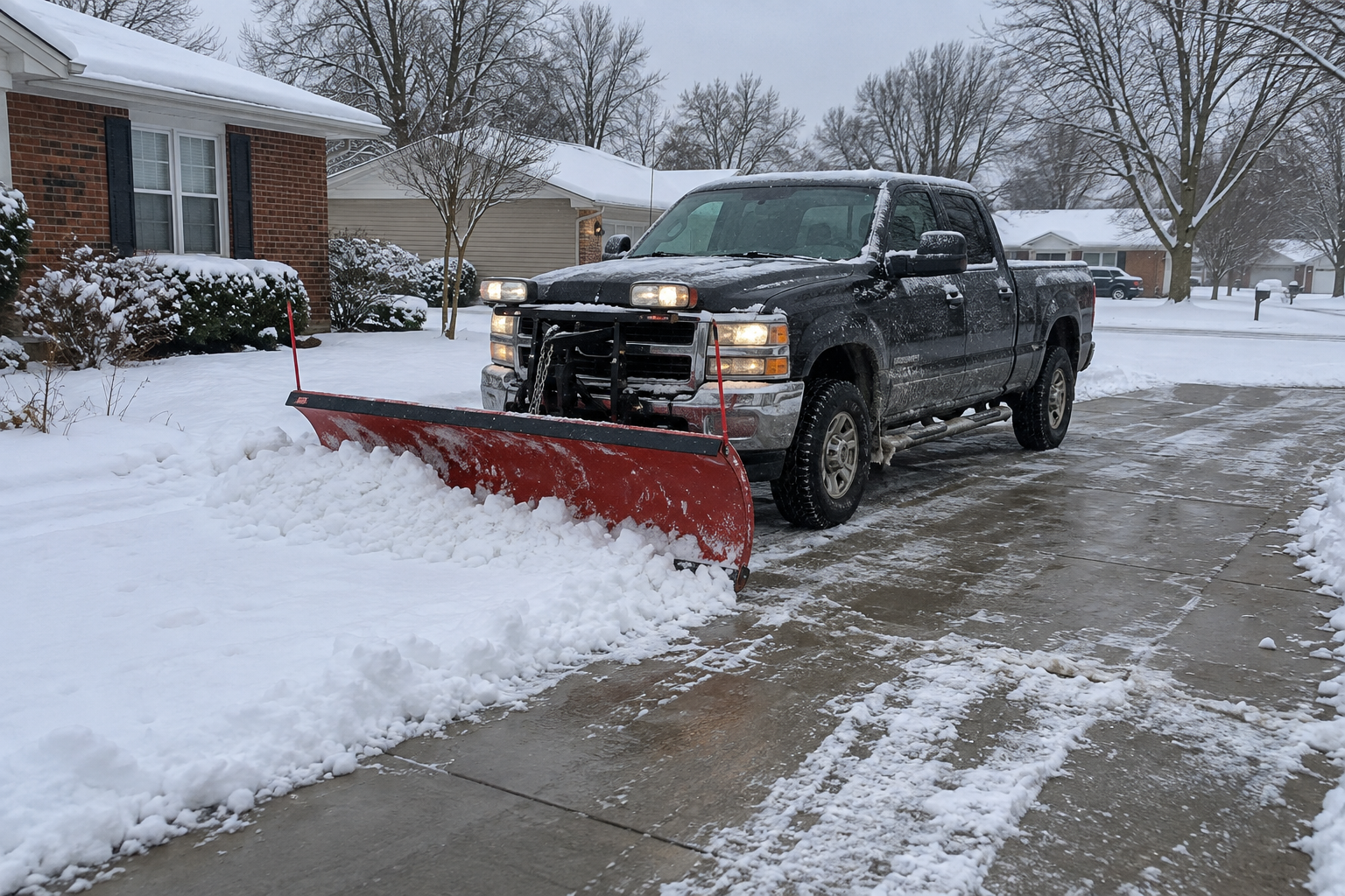 Winter snowplowing by Local Landscaping 419